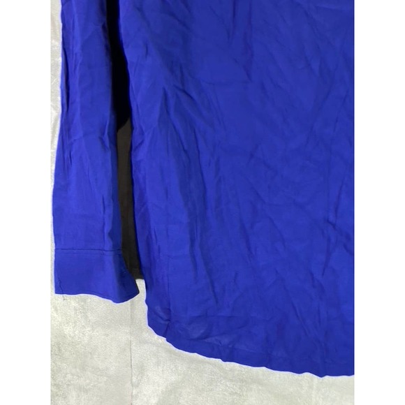 And Now This Men's Blue Regular-Fit Button-Up Long-Sleeve Shirt SZ 2XL - Picture 7 of 13